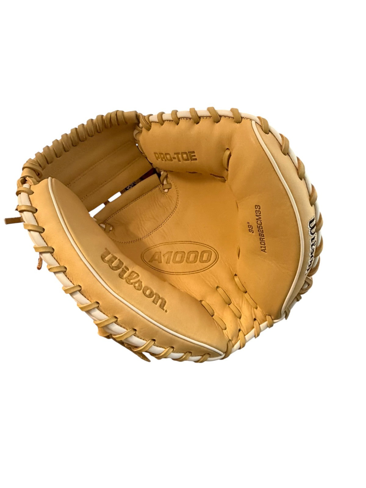 🔥 Wilson A1000 Blonde CM33 33" Catcher’s Mitt – NEW!