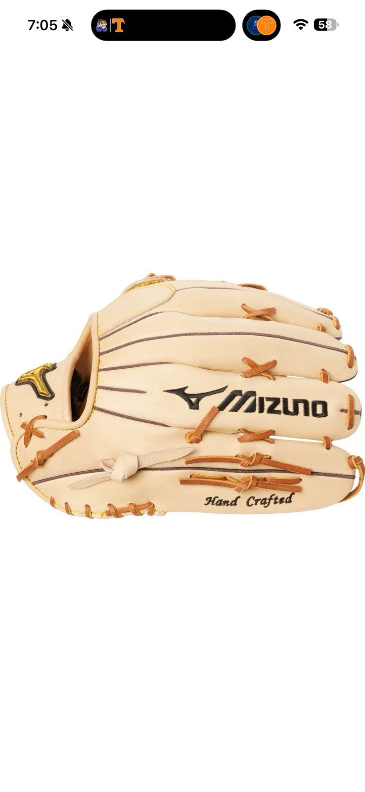 MIZUNO Pro GMP2-700DH LHT Glove - 12.75" Deep Pocket Outfield