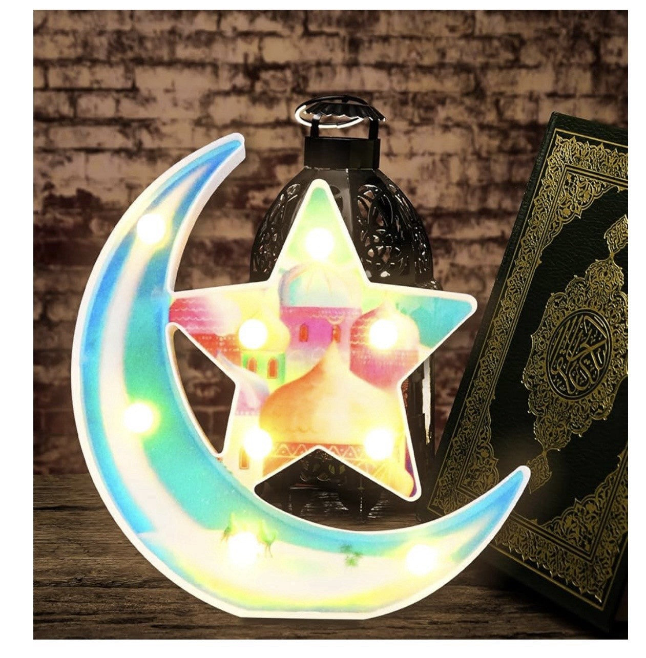 Ramadan Decorations. Warm White Lights. Battery Operated