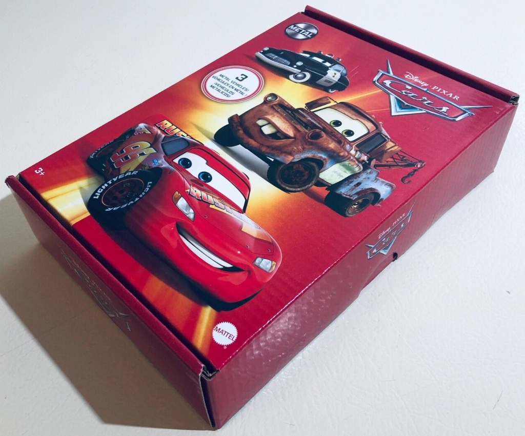 Disney Pixar Cars Die-Cast Metal Vehicle 3-Pack Exclusive Collectible Kids Toys