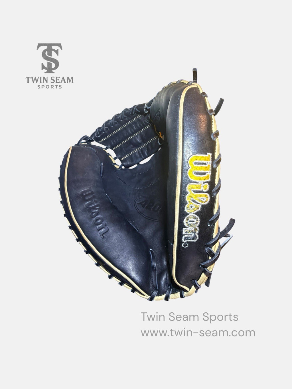 Wilson A2000 1790 34” SuperSkin Catcher’s Mitt RHT Black/Tan Baseball Glove