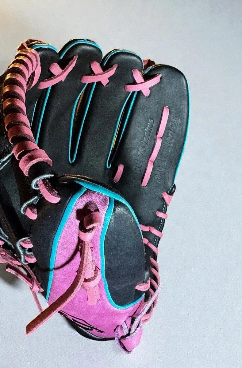 Grace Glove Co 11.75” - Pink/Black  Infield OG (Lace Cross) Web Glove. Brand New