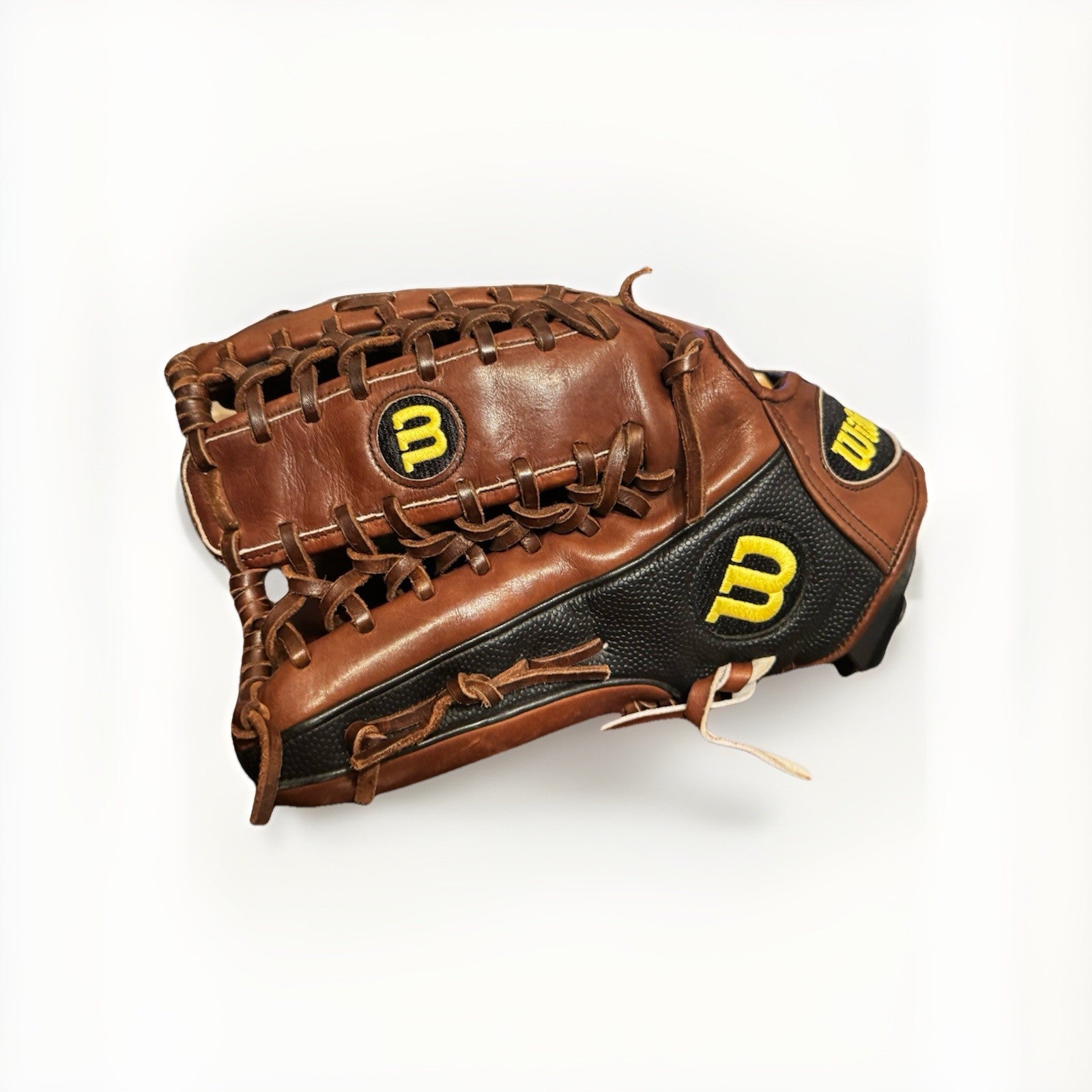 Wilson A2000K97 12.75” Outfield Glove LHT Pro Stock Kip SuperSkin Brown/Black