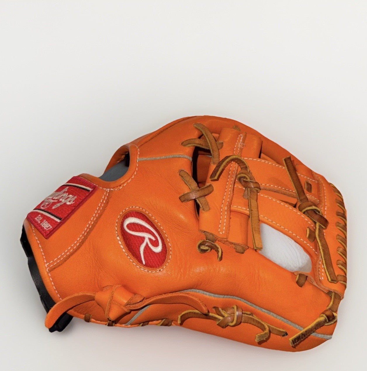 Rawlings Gamer XLE GXLE204-2NW 11.5 Baseball Glove Right Orange Used