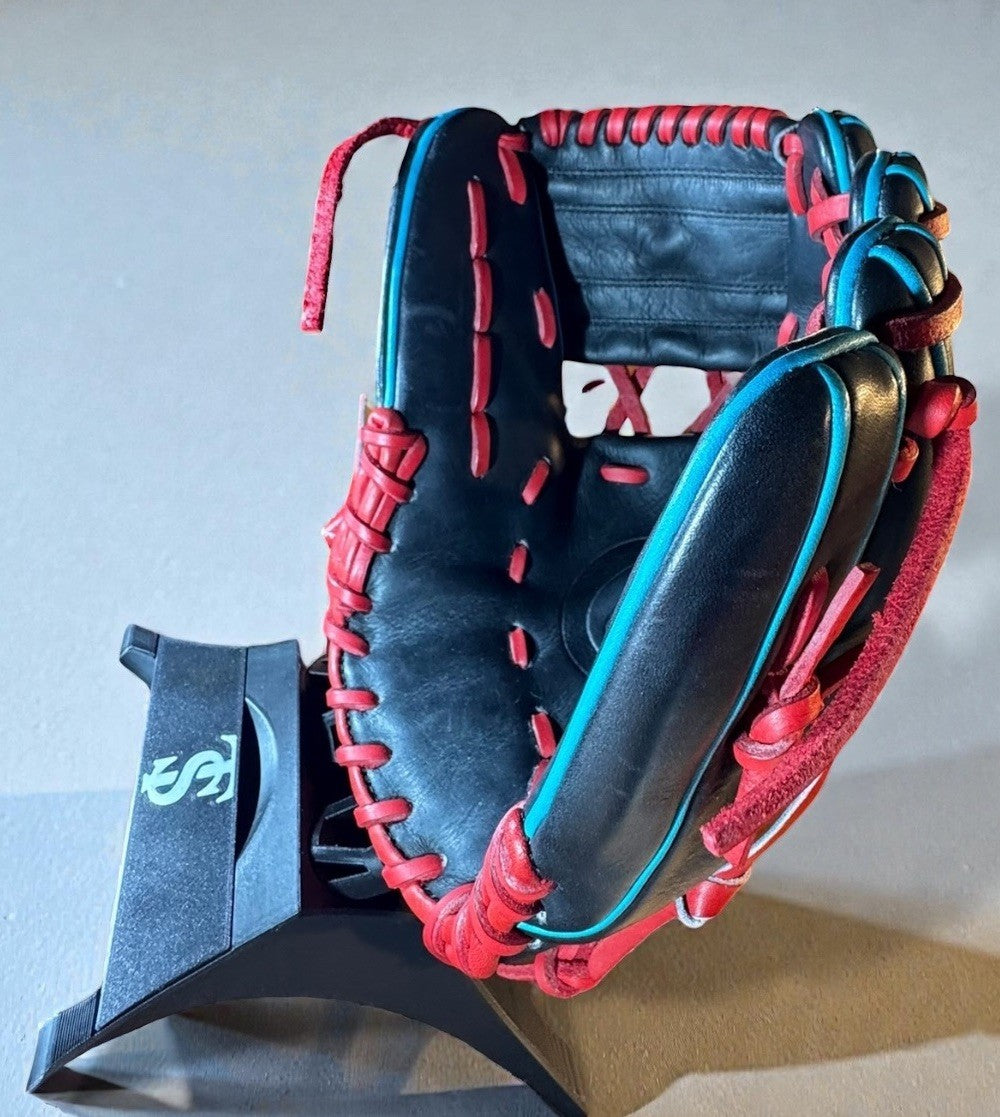 Grace Gloves 11.25” Infield Glove – Black / Red / Teal – Brand New