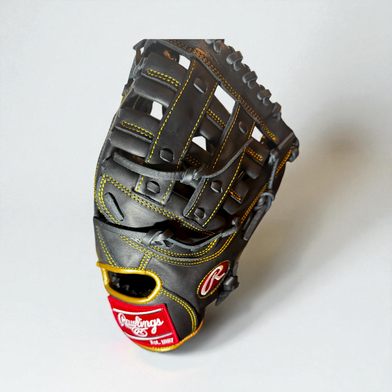 Rawlings R9 12.5" First Base Mitt RHT – R9FM18BG – Premium Feel & Ready to Game