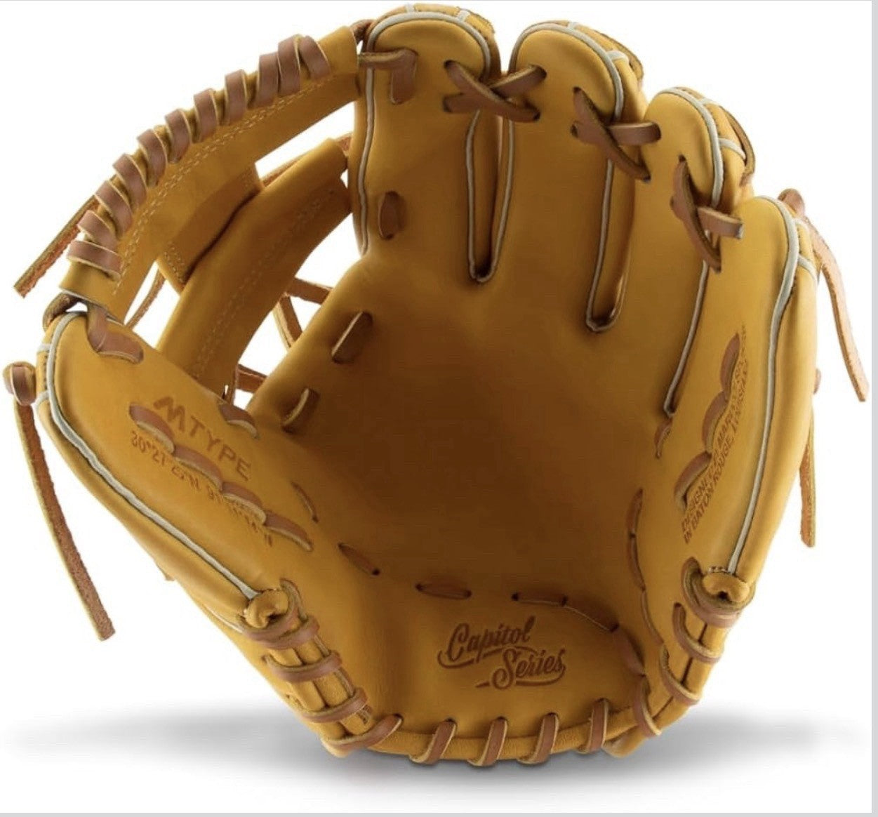 MARUCCI Capitol Series 43A2, Baseball Glove, 11.50”, RHT - Mesa/Camel