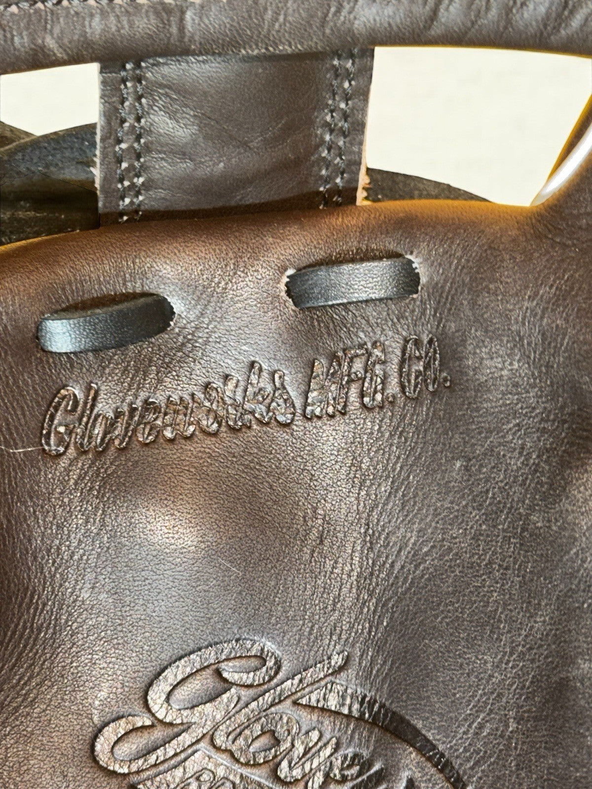 Gloveworks 11.5” Cross Lace Infield Glove – Deep Chocolate Leather – RHT