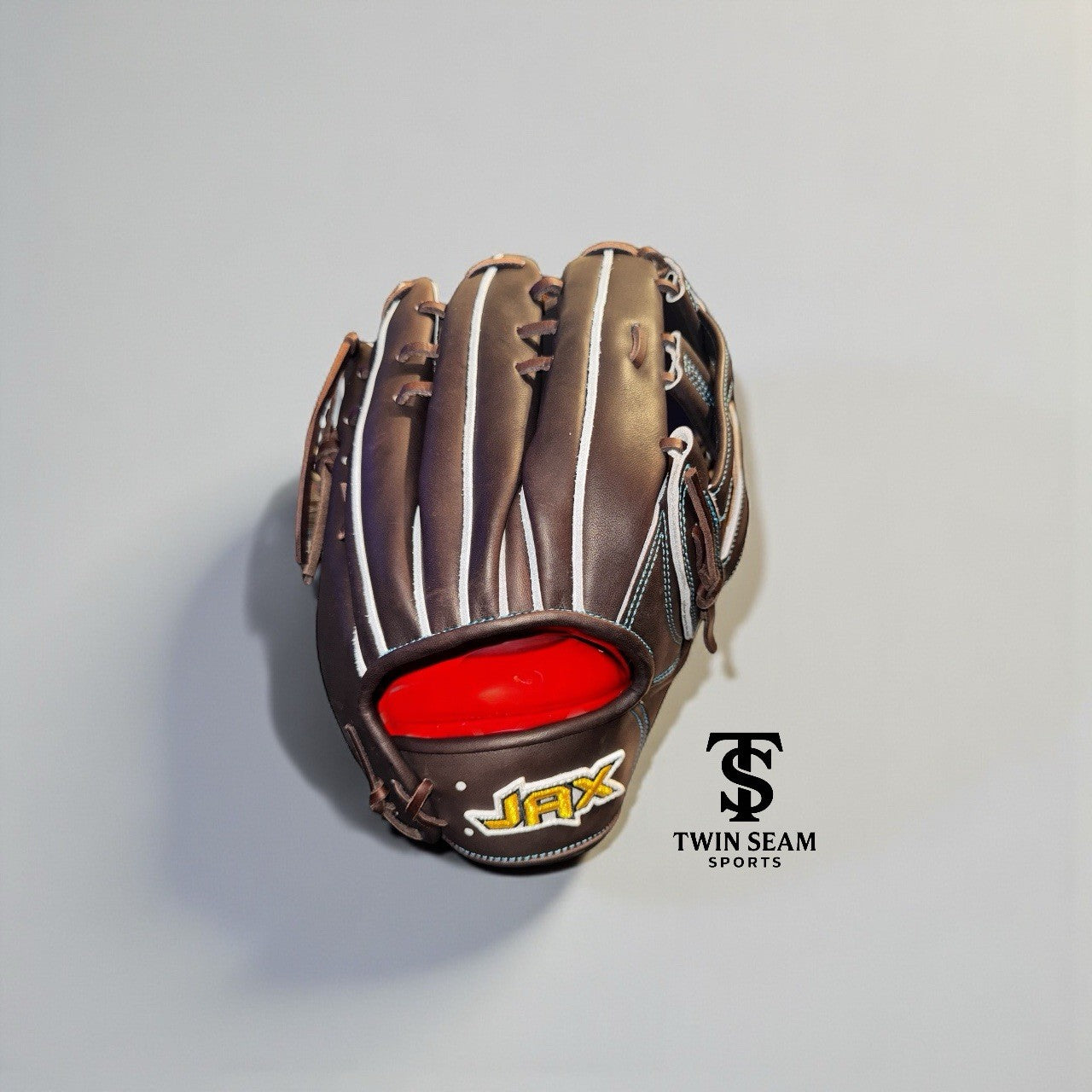 Jax Athletics Japan Kip Glove. RHT. LJ-10, Chocolate/Aqua 12.5” Free Shipping