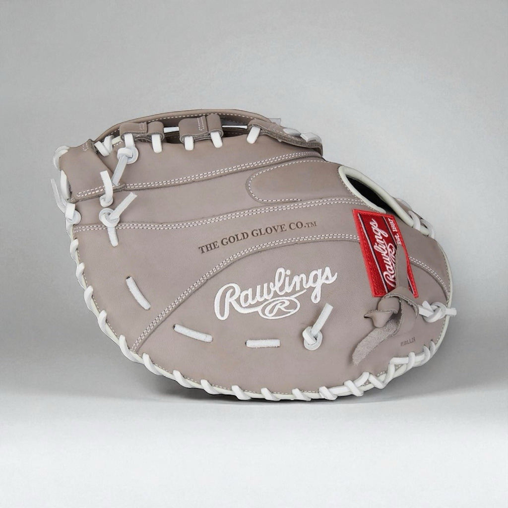 NWT Rawlings R9 12.5" Fast Pitch First Base Glove Grey Right Hand Throw