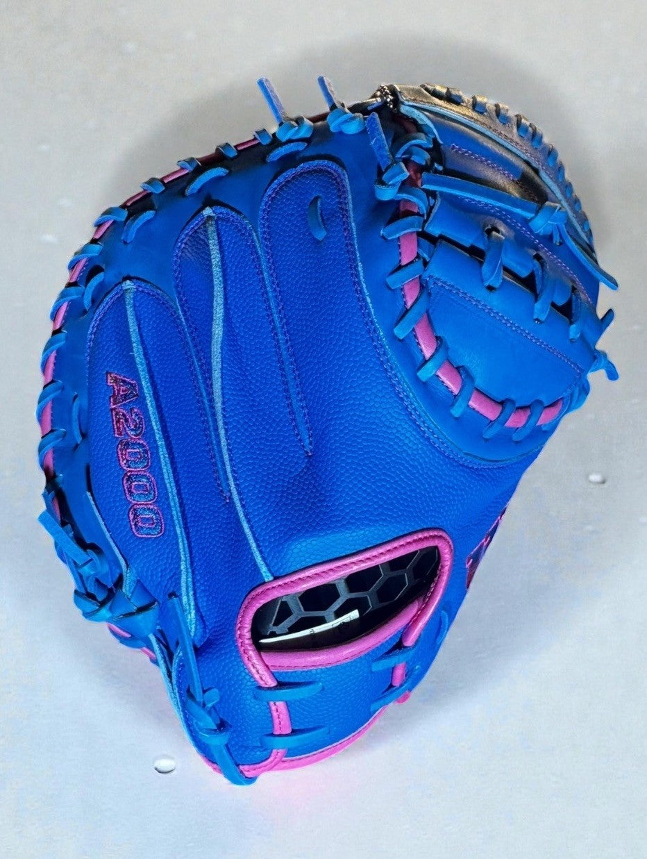 Wilson A2000 DPCM 33" Baseball Catchers Mitt Autism Speaks Love the Moment