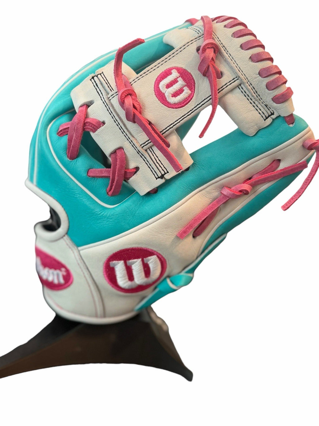 Wilson A2000 1786 11.5” Pro Stock Leather Baseball Glove RHT NWT Aqua Pink