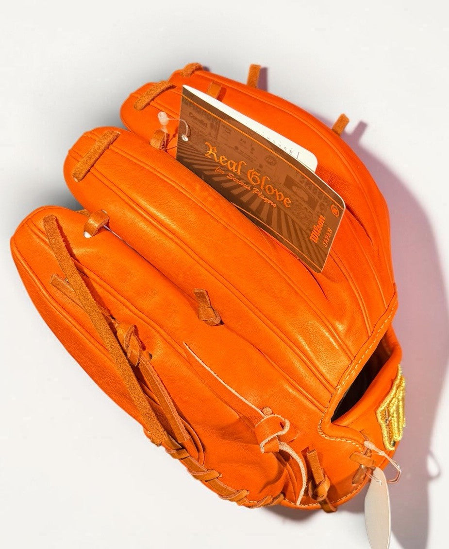 Wilson Staff DUAL Teddy Bear 11.5” Pedroia Fit Infield Glove RHT Japan NWT