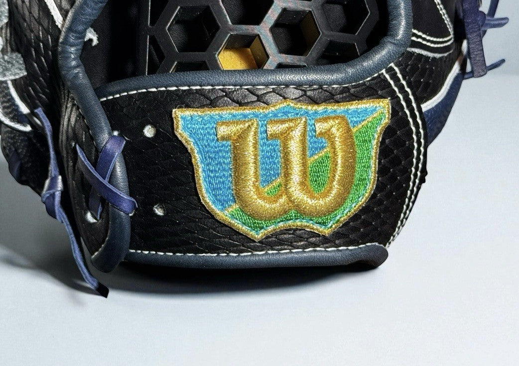 Wilson Staff TEDDY BEAR LOGO ProStock RHT INF Baseball Glove Snakeskin🐍 - Rare!