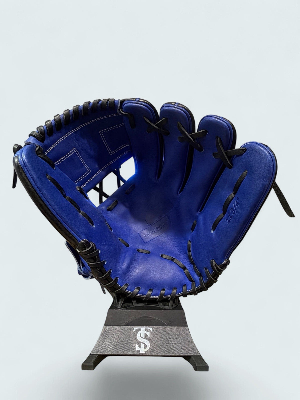 SACCO 11.75” Japanese Kip Leather Infield Glove RHT New w/o Tags -  Blue & Black