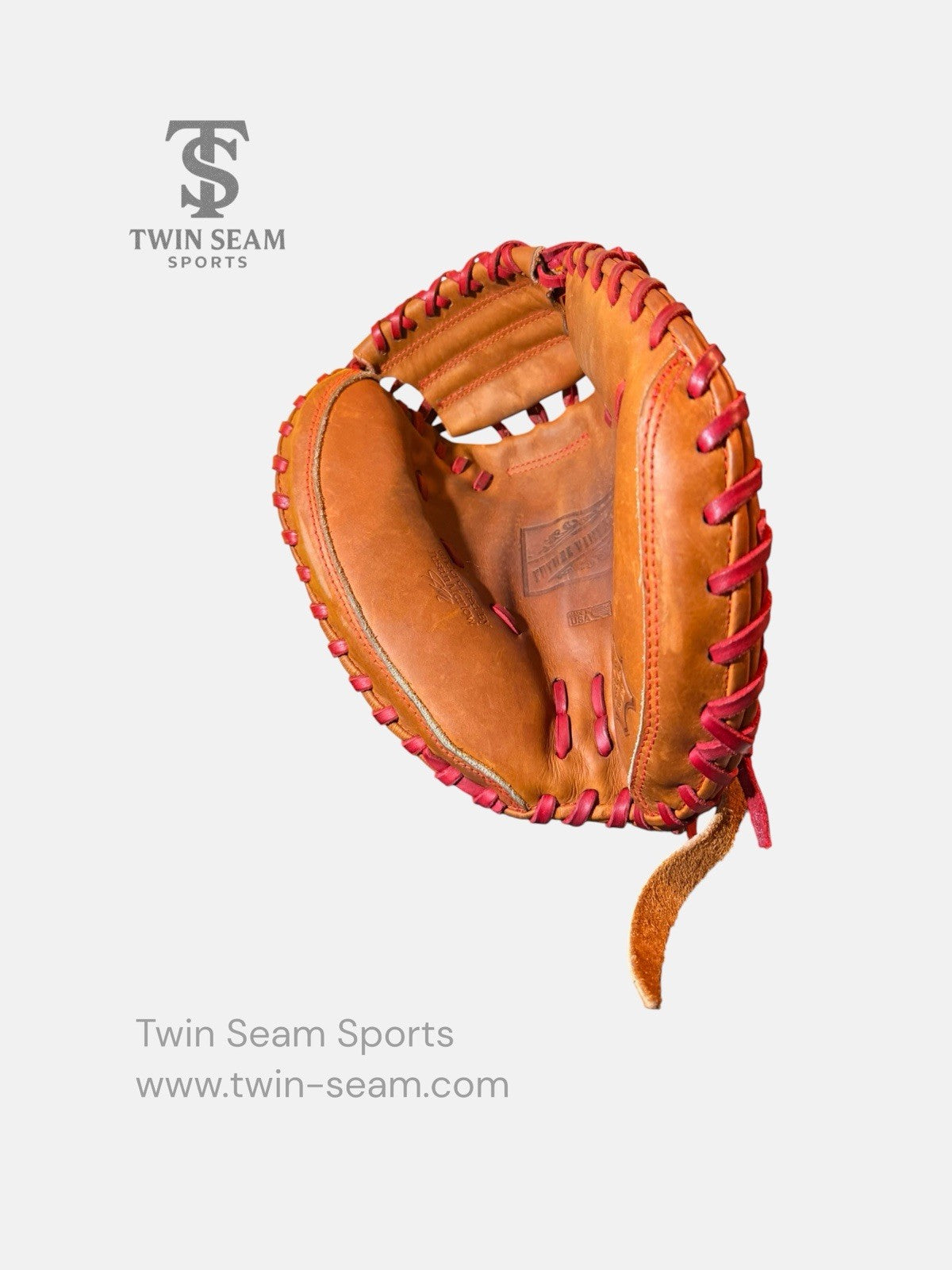 Future Vintage Red Wing 33.5” Catcher’s Mitt RHT Handmade USA S.B. Foot Leather