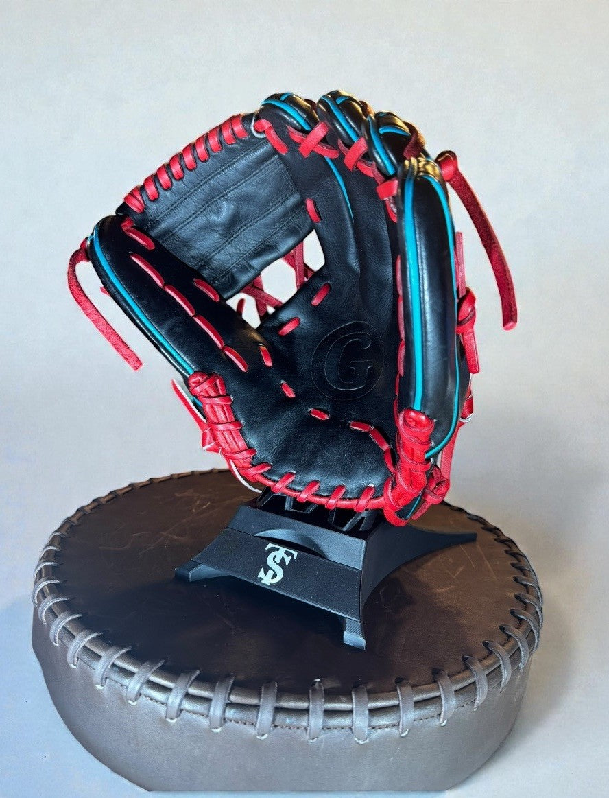 Grace Gloves 11.25” Infield Glove – Black / Red / Teal – Brand New