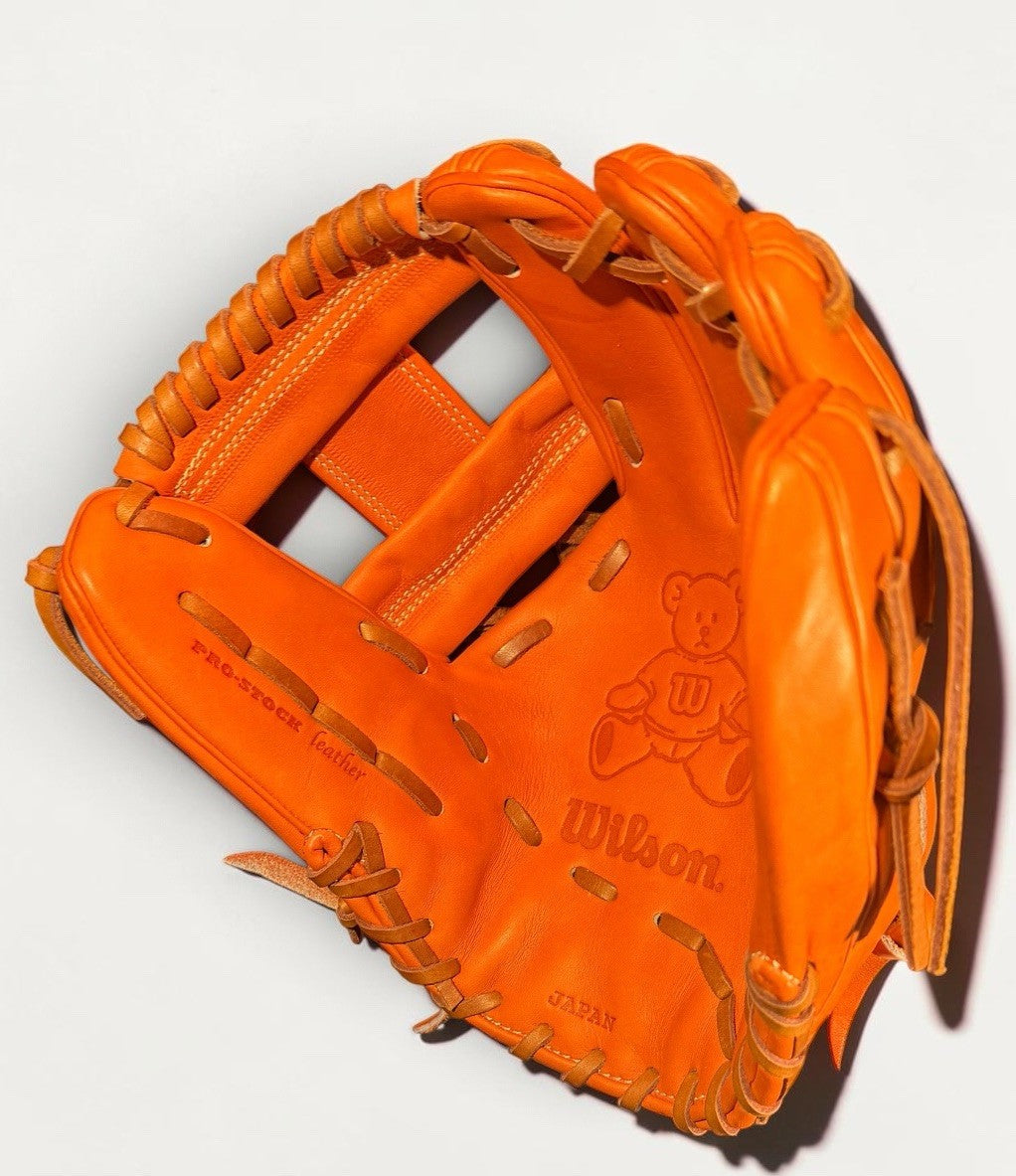 Wilson Staff DUAL Teddy Bear 11.5” Pedroia Fit Infield Glove RHT Japan NWT