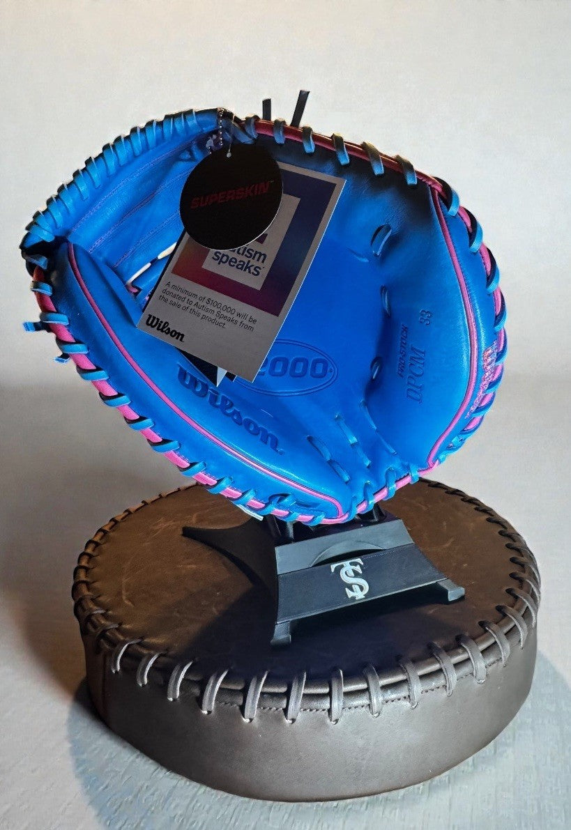 Wilson A2000 DPCM 33" Baseball Catchers Mitt Autism Speaks Love the Moment