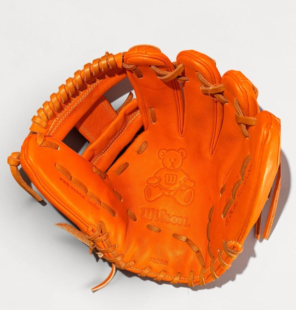 Wilson Staff DUAL Teddy Bear 11.5” Pedroia Fit Infield Glove RHT Japan NWT