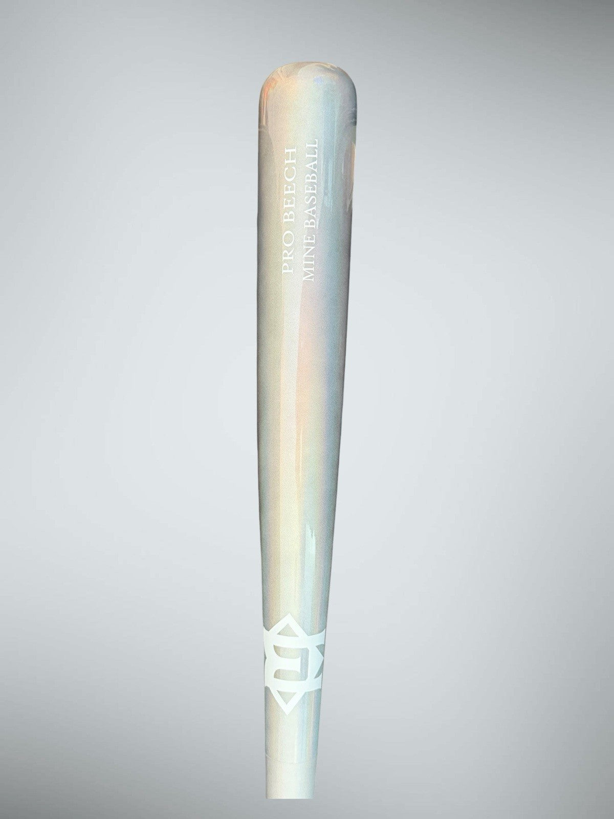 Mine Baseball Pro Beech Special Edition Wood Bat34" 31oz Pearl Gray Balanced