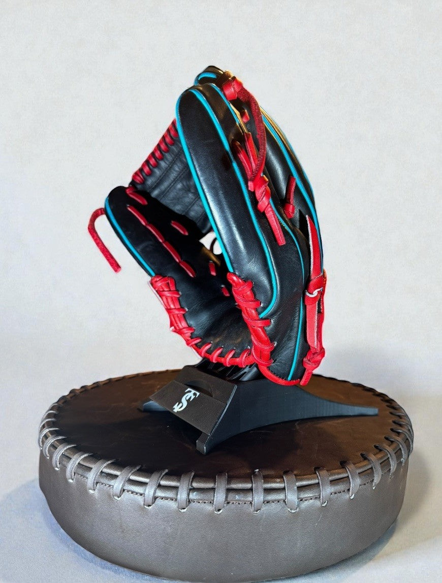 Grace Gloves 11.25” Infield Glove – Black / Red / Teal – Brand New