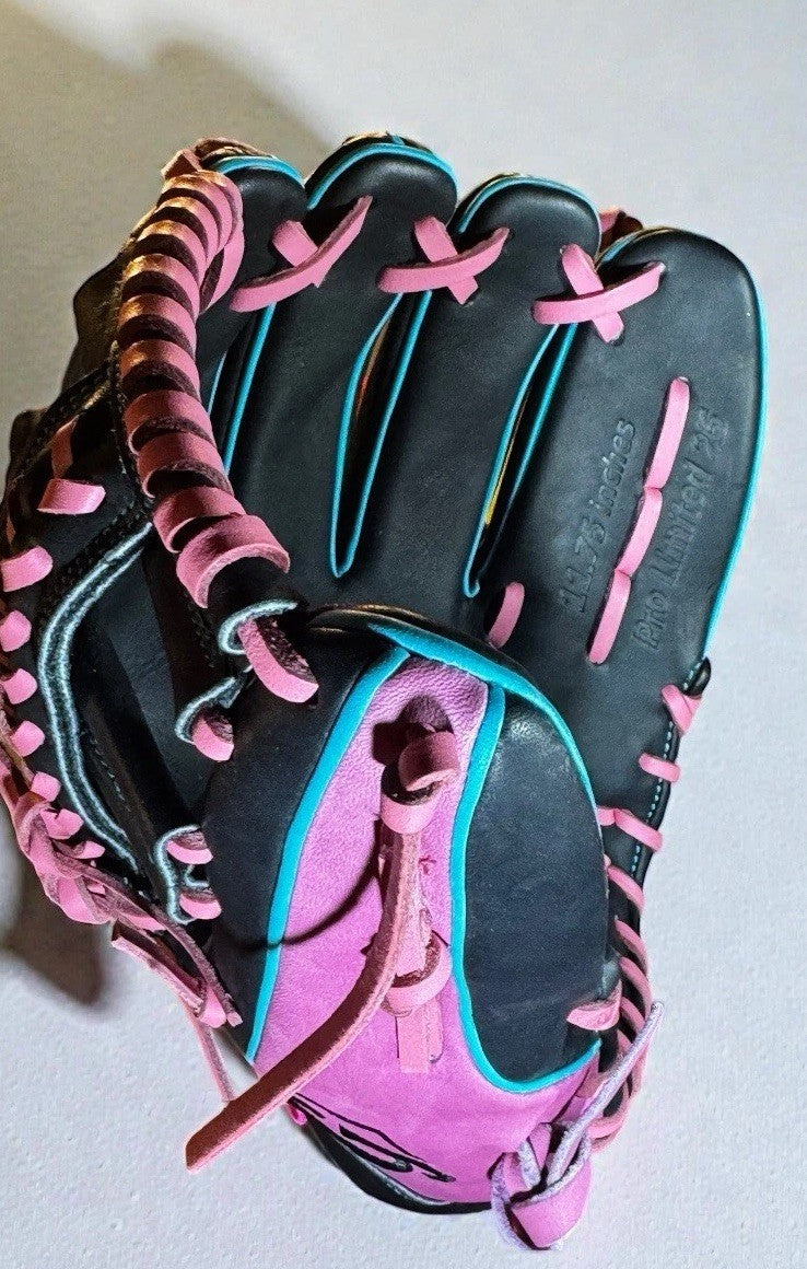 Grace Glove Co 11.75” - Pink/Black  Infield OG (Lace Cross) Web Glove. Brand New