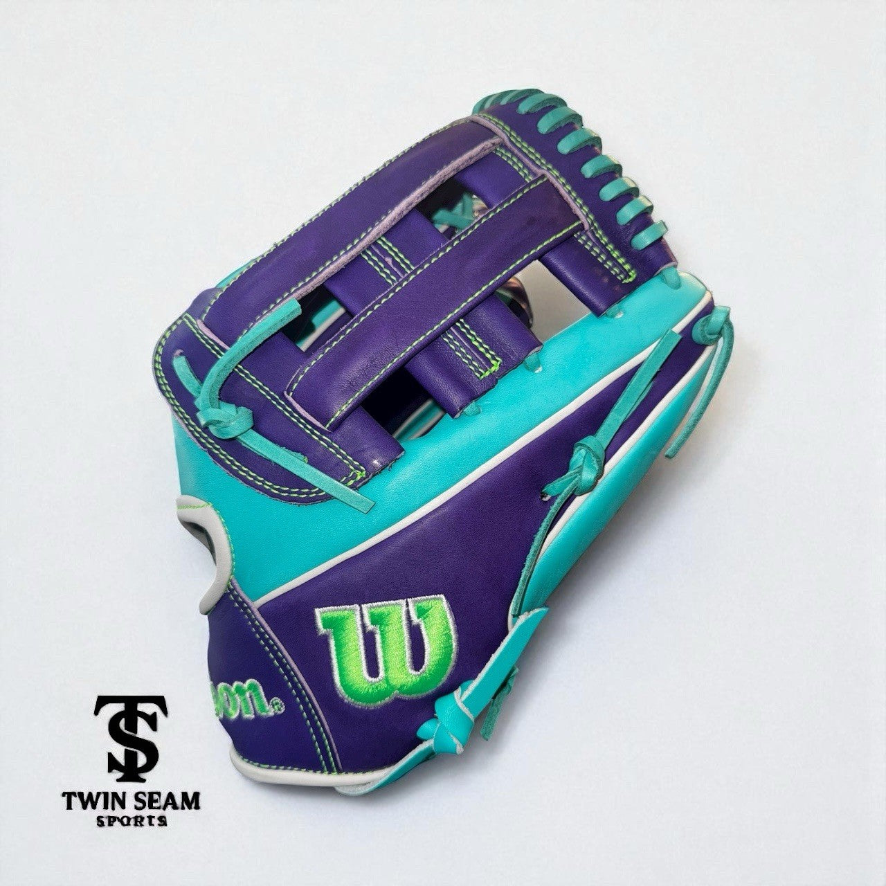 Wilson A2000 DW5 - RHT - Teal & Purple Showstopper - 12 Inch