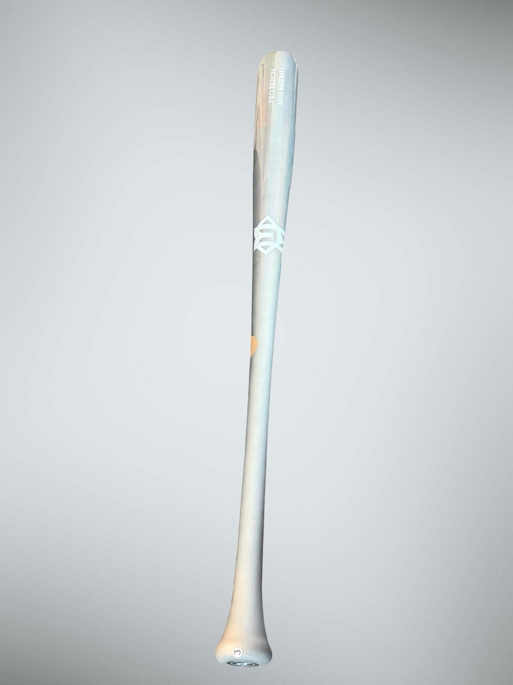 Mine Baseball Pro Beech Special Edition Wood Bat34" 31oz Pearl Gray Balanced