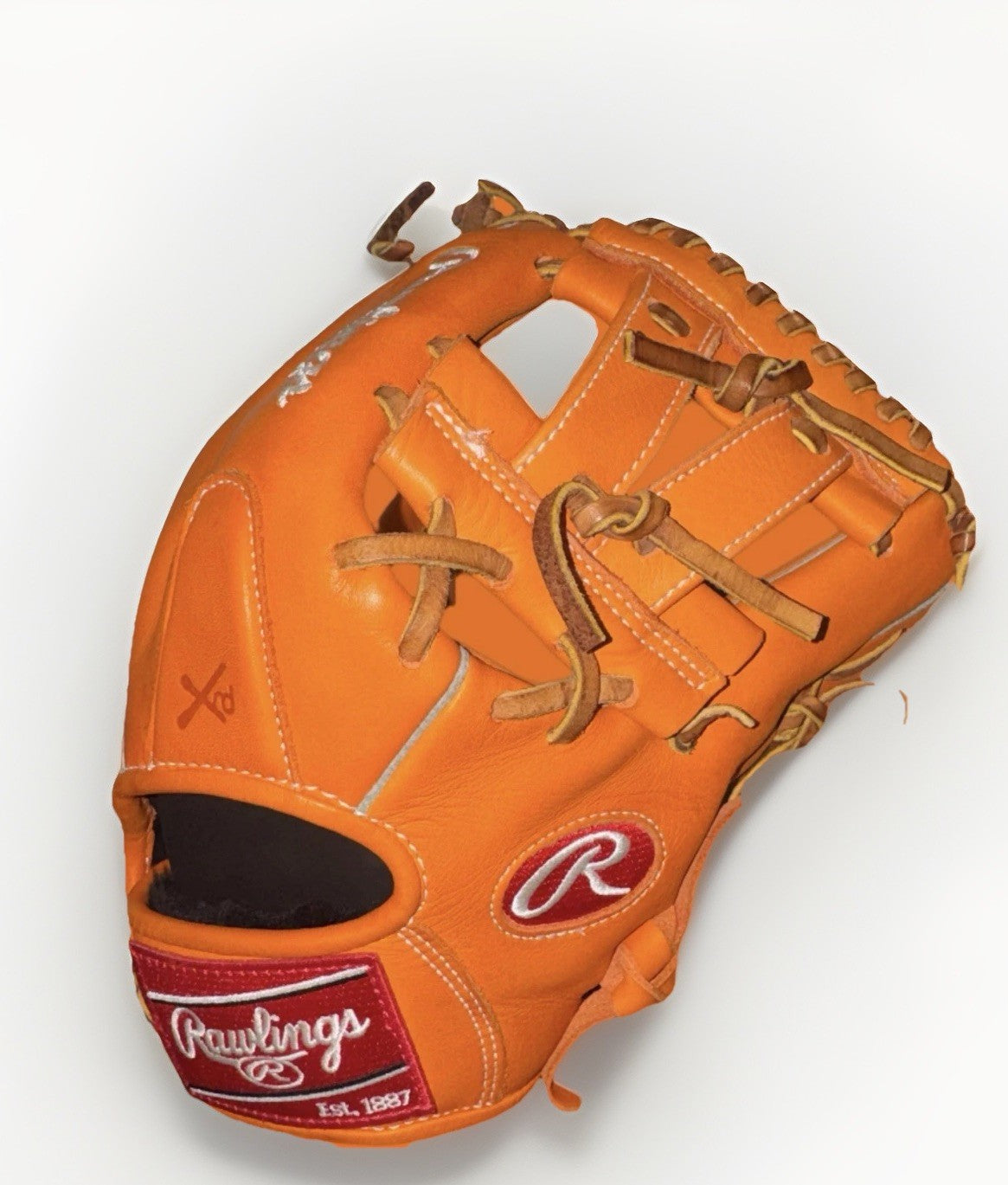 Rawlings Gamer XLE GXLE204-2NW 11.5 Baseball Glove Right Orange Used