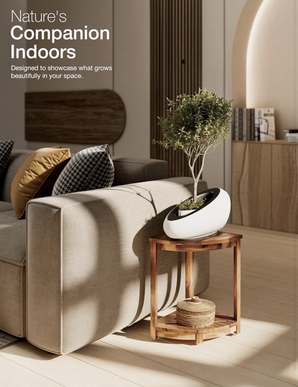 Holana 18” Teak Corner Shower Stool
