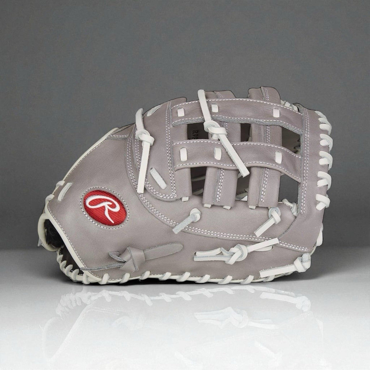 NWT Rawlings R9 12.5" Fast Pitch First Base Glove Grey Right Hand Throw
