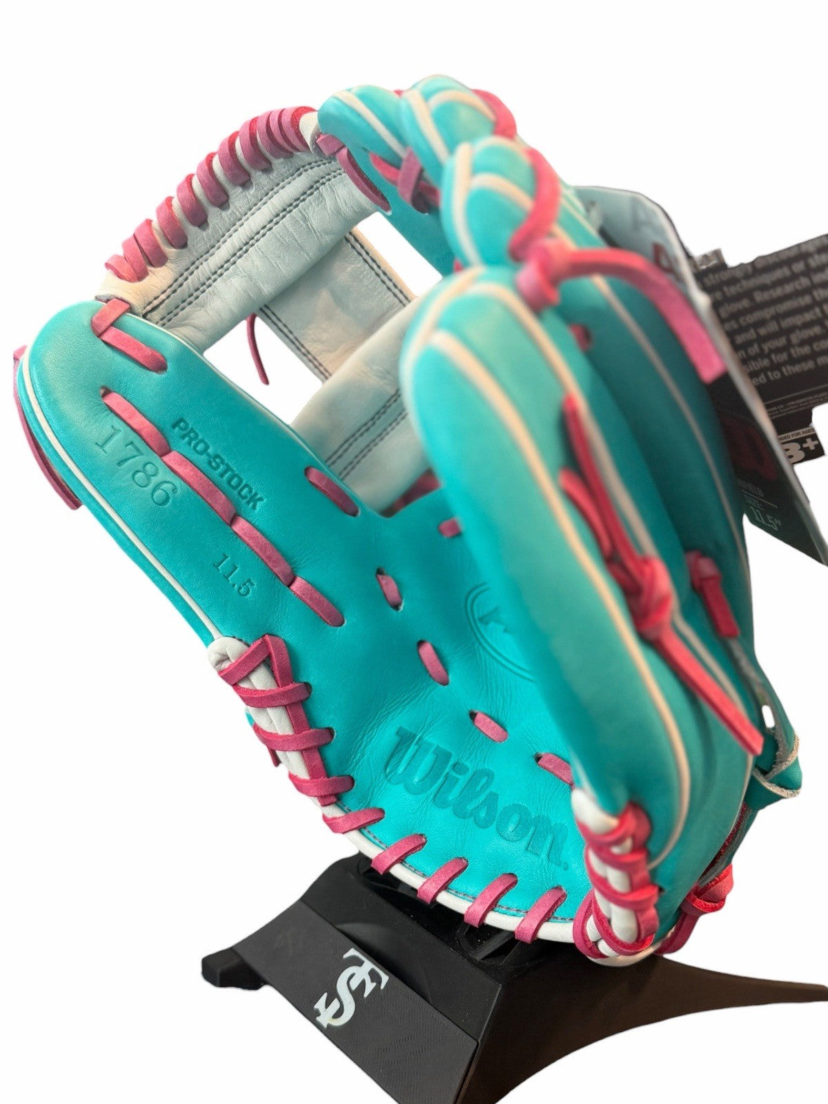 Wilson A2000 1786 11.5” Pro Stock Leather Baseball Glove RHT NWT Aqua Pink