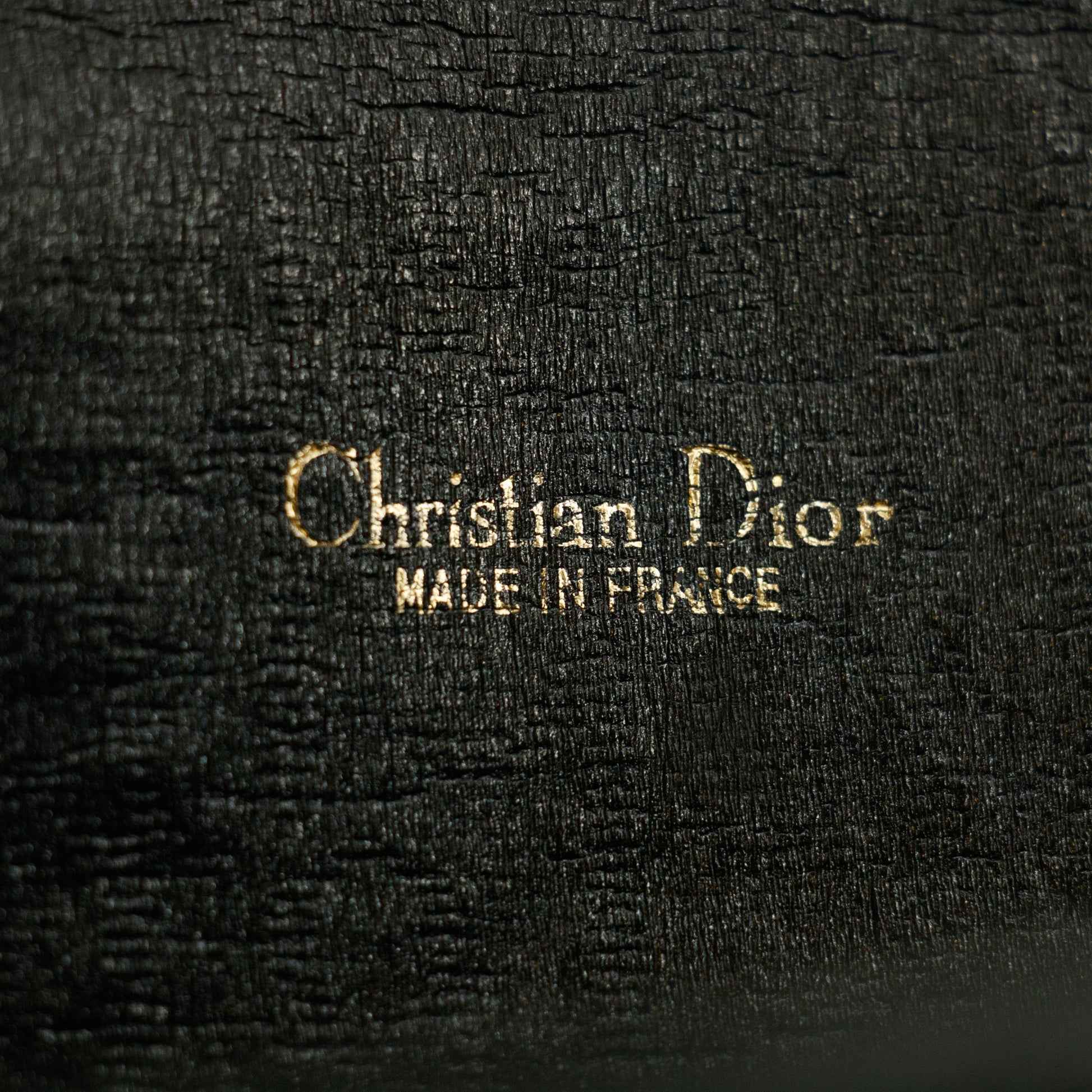 Christian Dior Monogram Canvas Navy Clutch #5873
