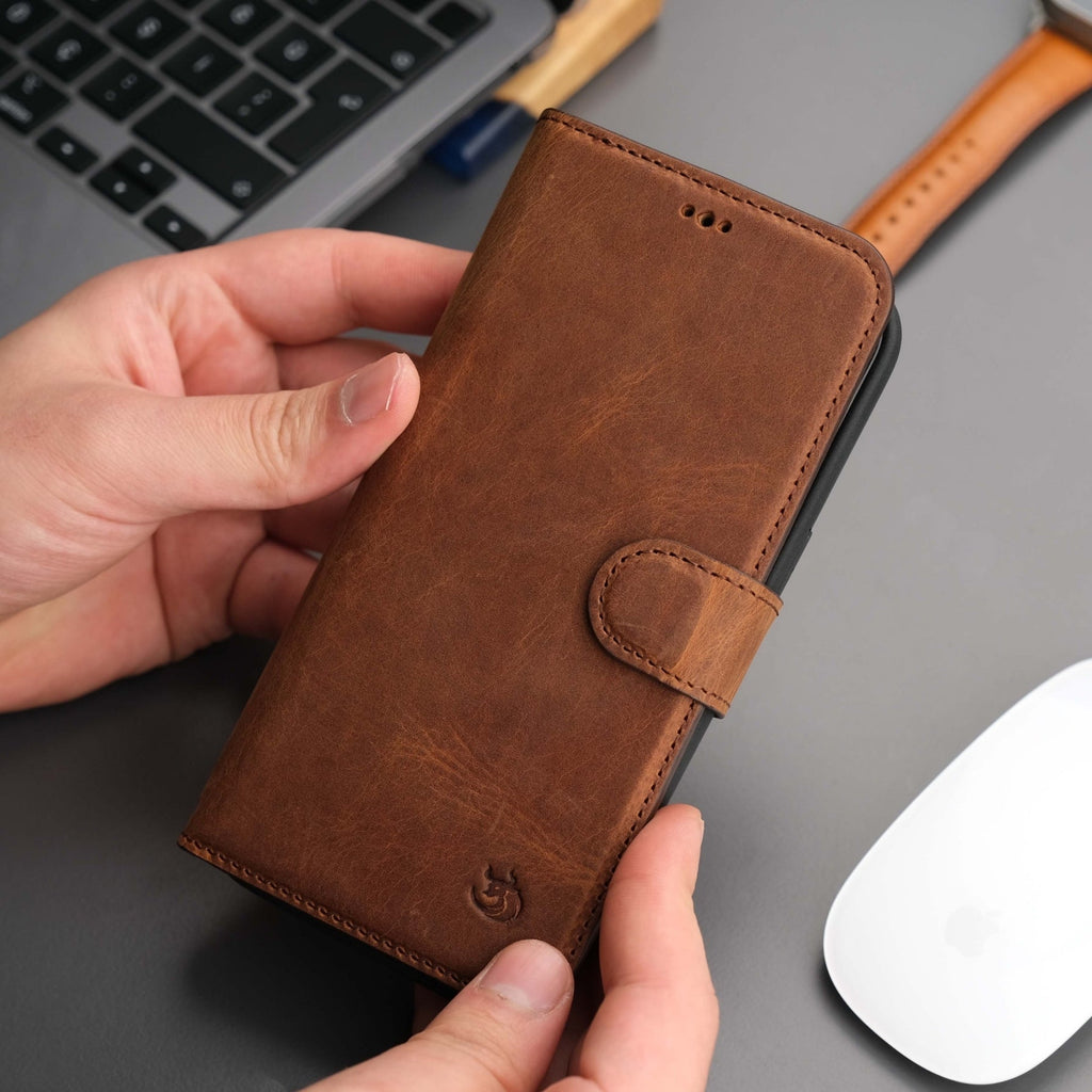 Casper iPhone 16 Pro Max Wallet Case Leather MagSafe