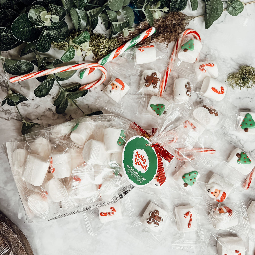 Gourmet Vanilla Marshmallows 24 Pack Individually Wrapped Soft Fluffy Hot Chocolate Toppers Gift