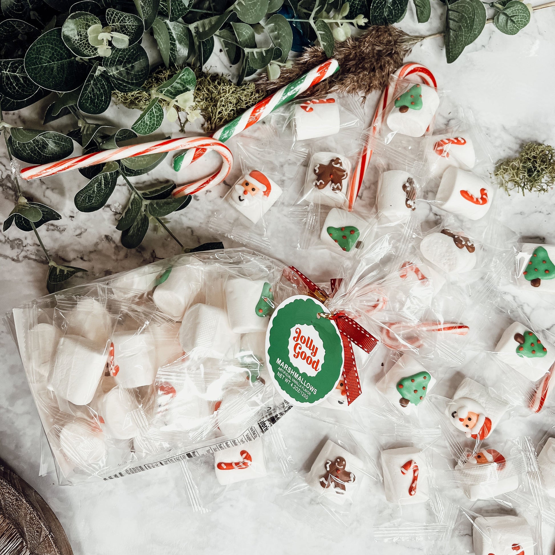 Gourmet Vanilla Marshmallows 24 Pack Individually Wrapped Soft Fluffy Hot Chocolate Toppers Gift