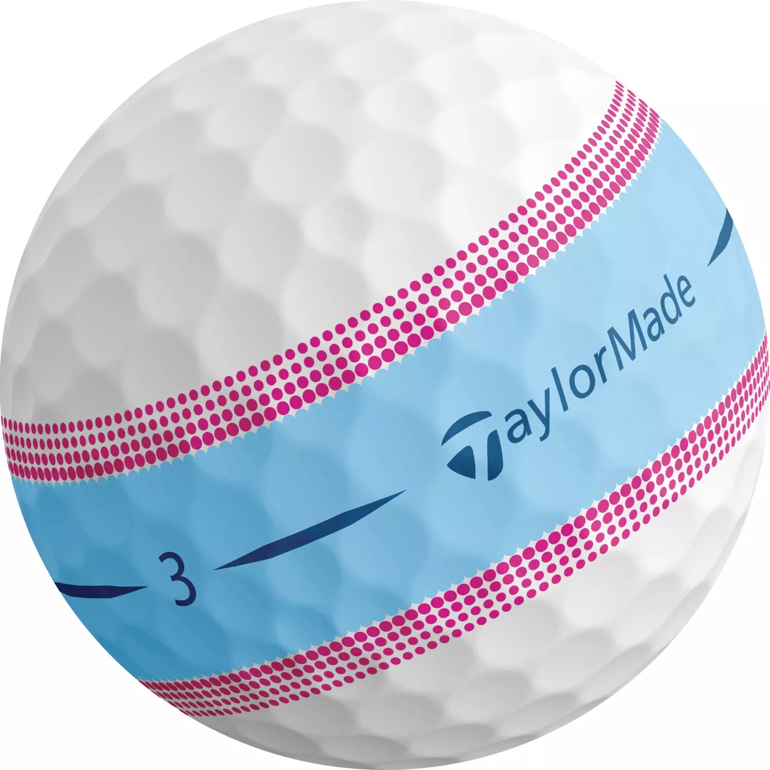 TaylorMade 2022 Tour Response Golf Balls White Blue Pink
