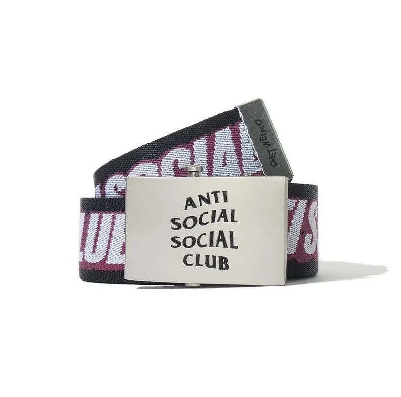 Anti Social Social Club “Get Weird” Black Belt