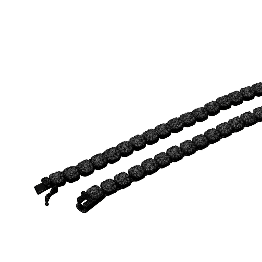 5mm 925 Sterling Silver Square Tennis Chain Necklace