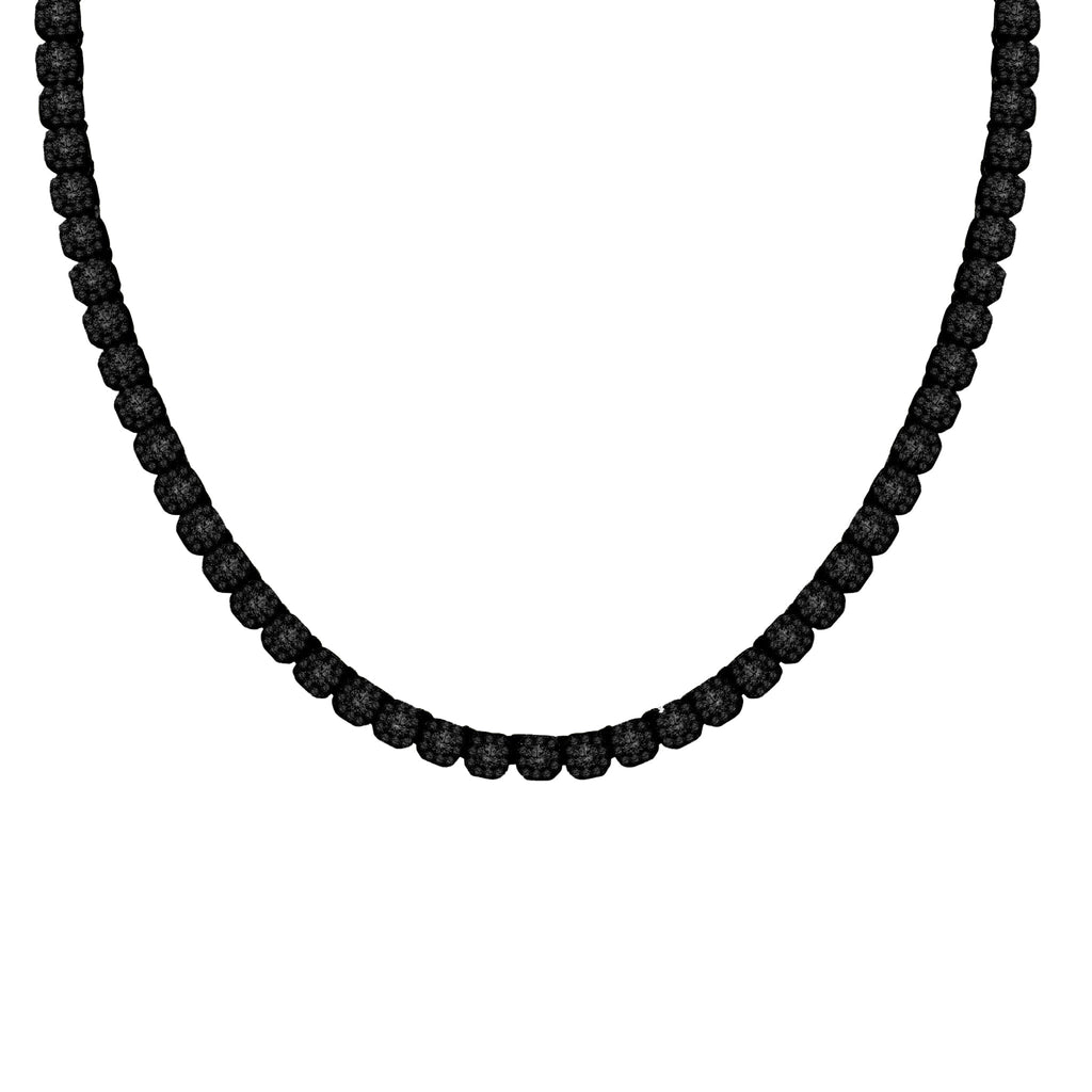 5mm 925 Sterling Silver Square Tennis Chain Necklace