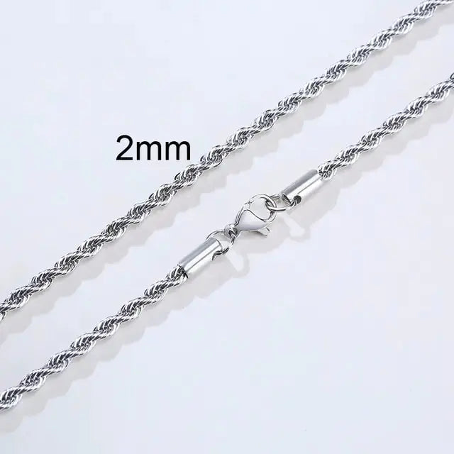 5mm Finish Rope Chain – Timeless Style & Elegance