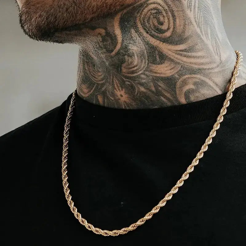 5mm Finish Rope Chain – Timeless Style & Elegance