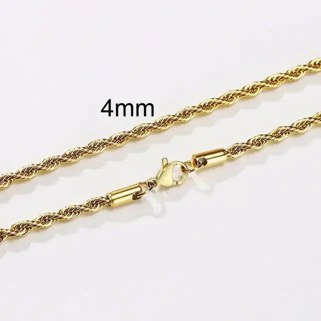 5mm Finish Rope Chain – Timeless Style & Elegance