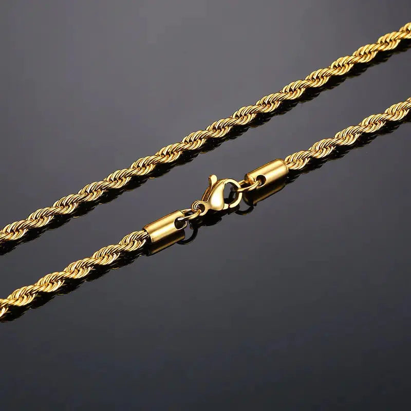 5mm Finish Rope Chain – Timeless Style & Elegance