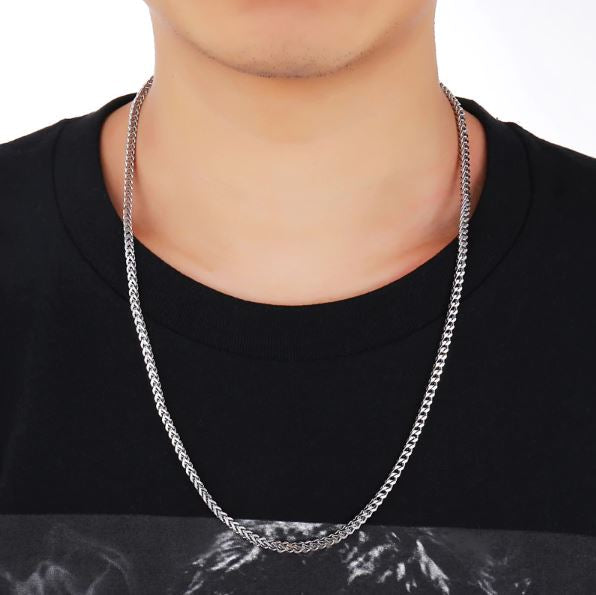 5mm Solid Stainless Steel Franco Chain Durable High Polish