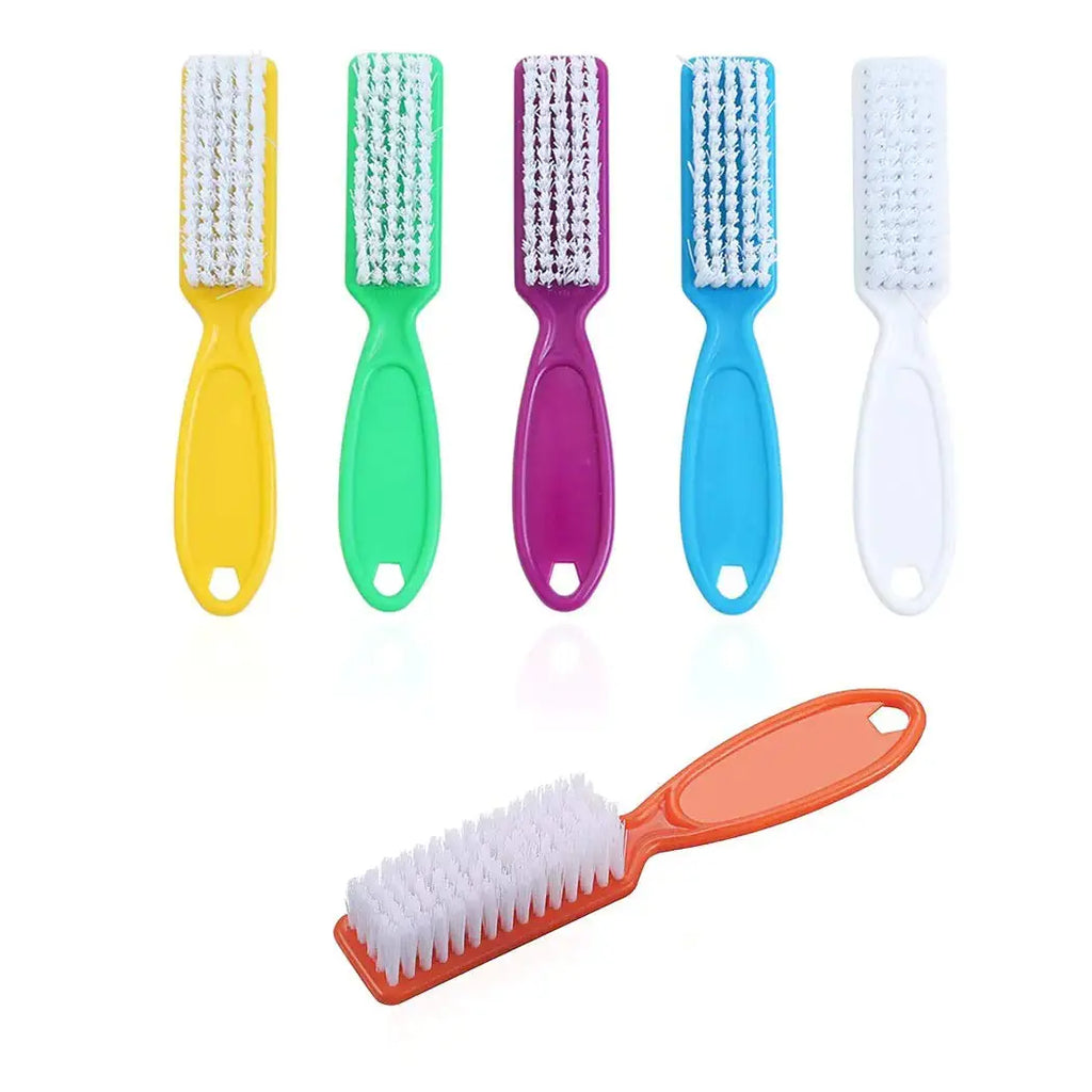 6 Pcs Handle Grip Nail Brush -  Nail Cleaning Brushes for Toes and Fingernail