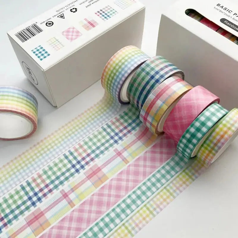 6 Pieces DIY Stationery Tape Set
