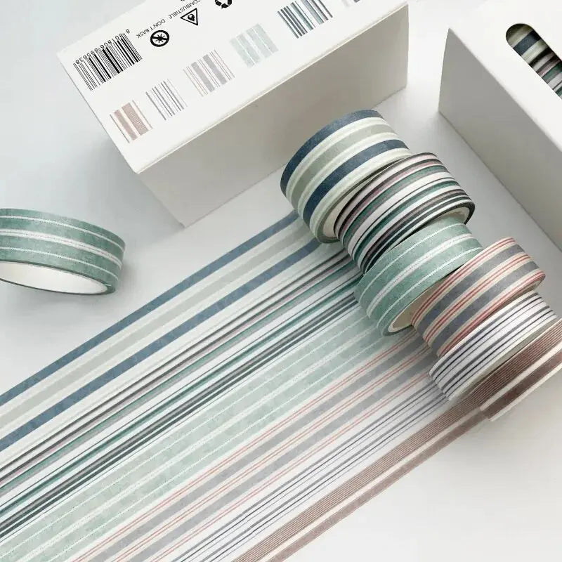 6 Pieces DIY Stationery Tape Set