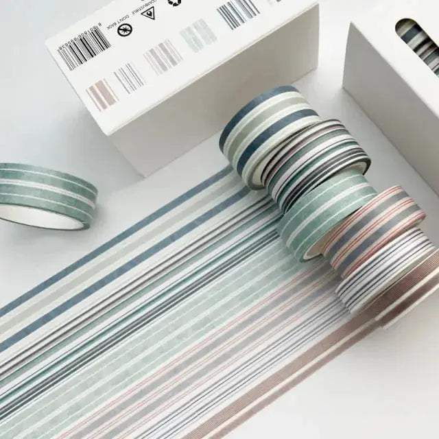 6 Pieces DIY Stationery Tape Set
